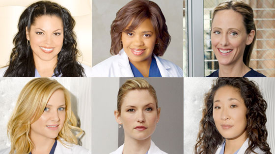 Grey's Anatomy, Sara Ramirez, Chandra Wilson, Kim Raver, Jessica Capshaw, Chyler Leigh, Sandra Oh Grey's Anatomy, Sara Ramirez, Chandra Wilson, Kim Raver, Jessica Capshaw, Chyler Leigh, Sandra Oh